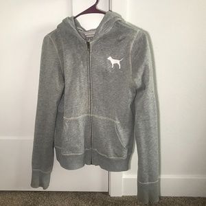 PINK Sweat Jacket ( Sparkling heart on the back)